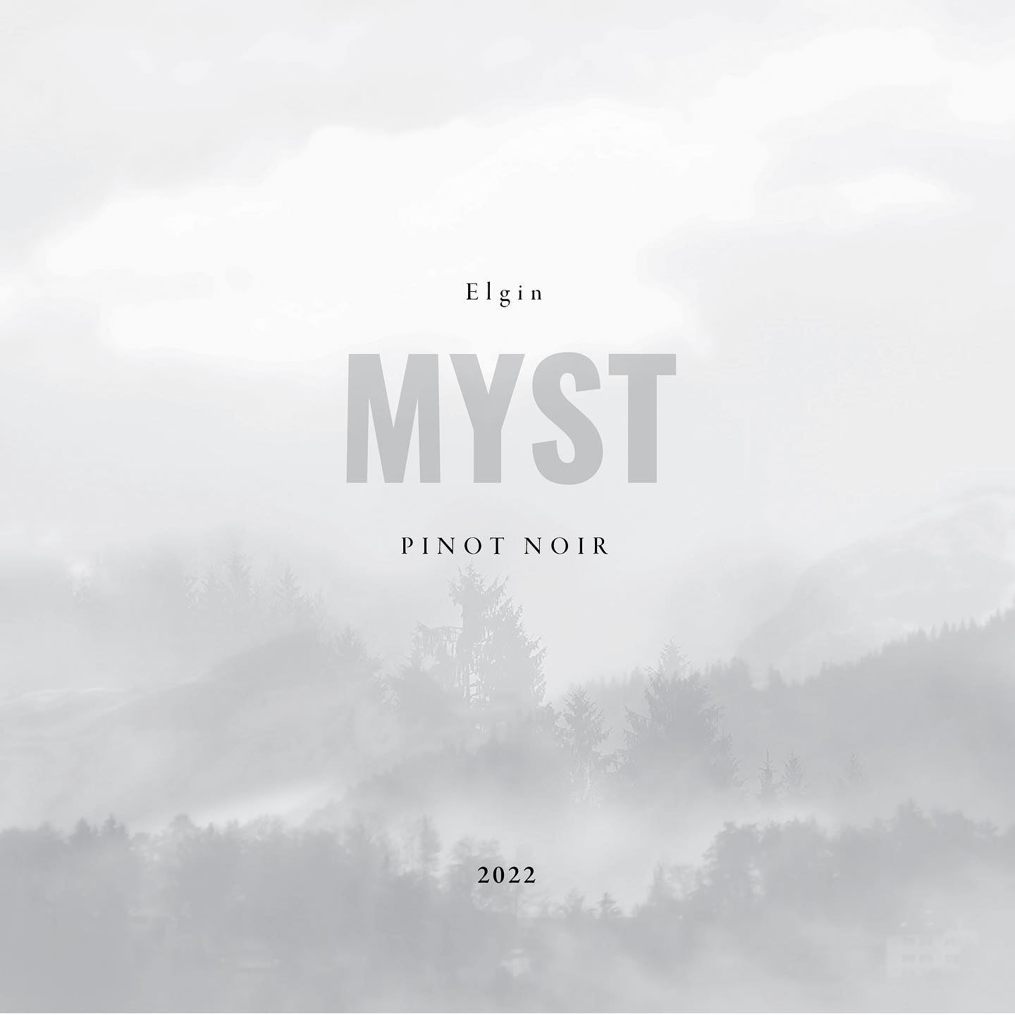 Harry Hartman Myst Pinot Noir 2022 Label 