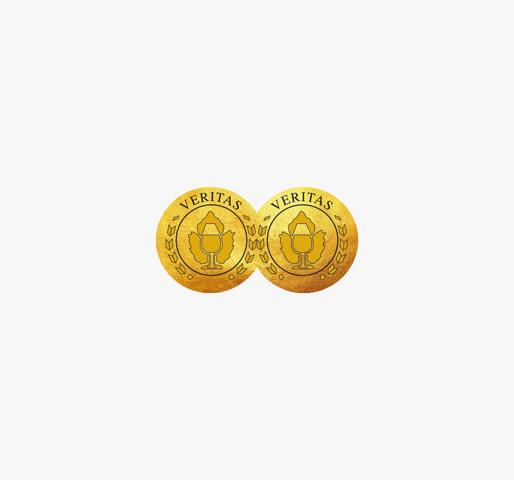 Double Gold Veritas Awards Stickers 