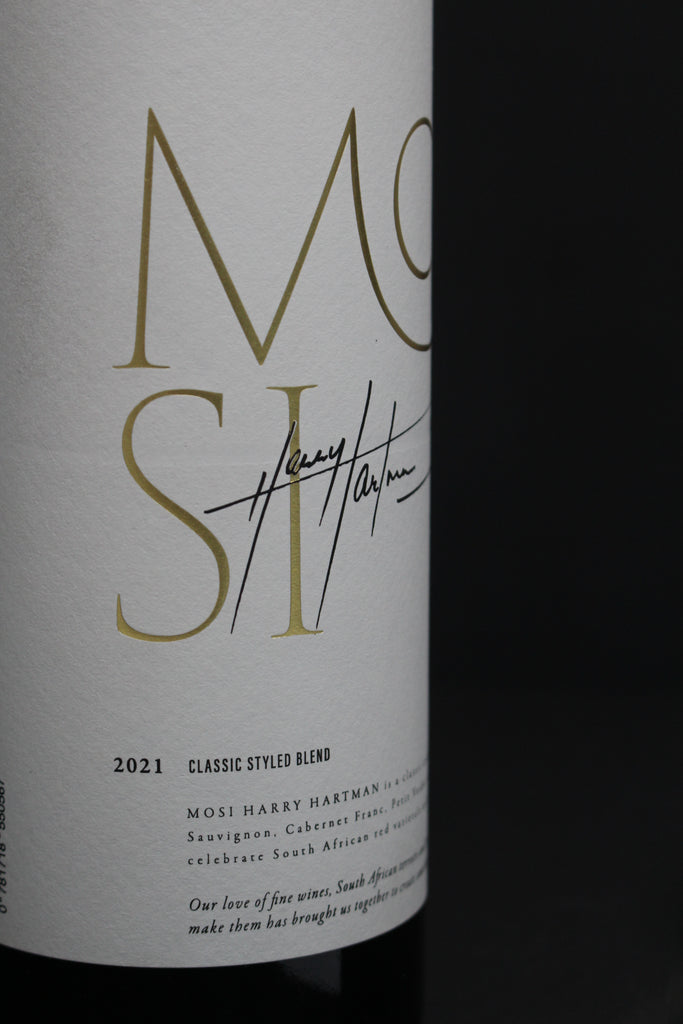 Harry Hartman MOSI 2021 Bordeaux Blend Bottle