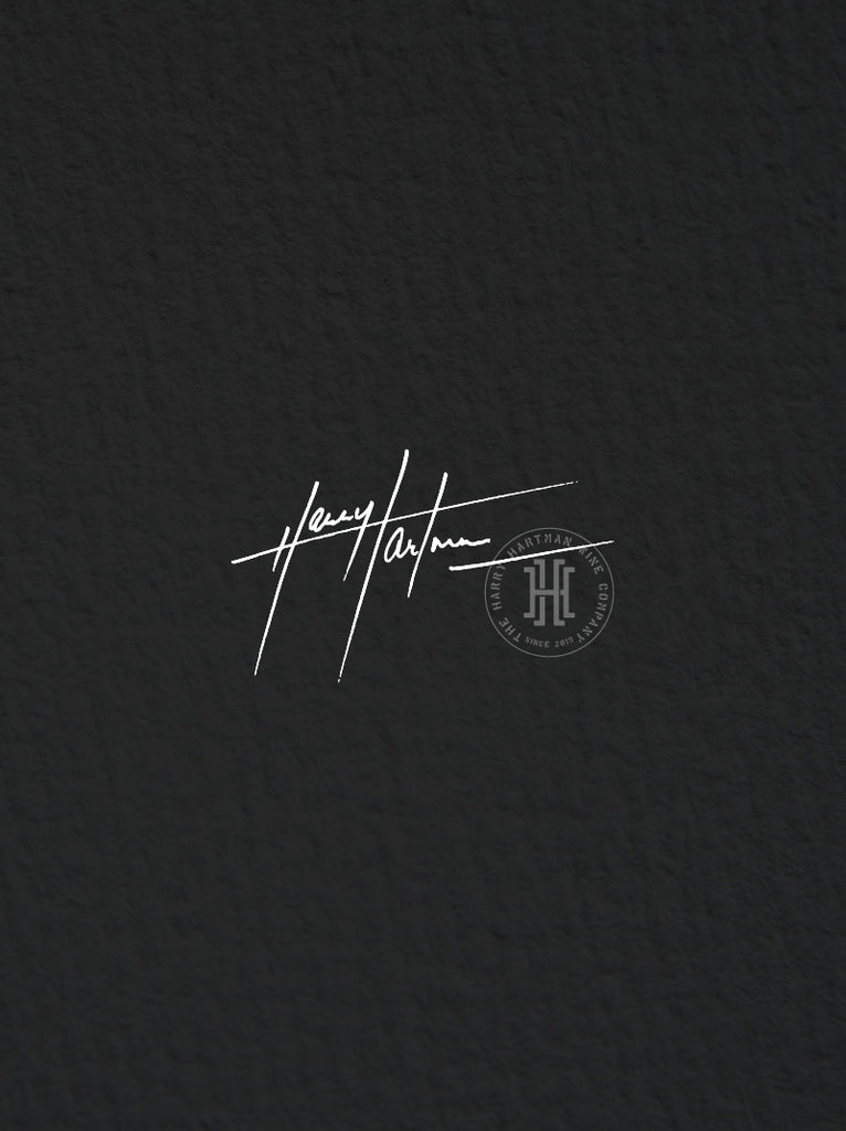 Harry Hartman Black logo signature