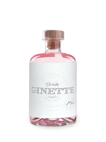 Harry Hartman Oh Hello Ginette, pink gin, 500 mL spirit aperitif 26% alcohol, Cape Botanicals